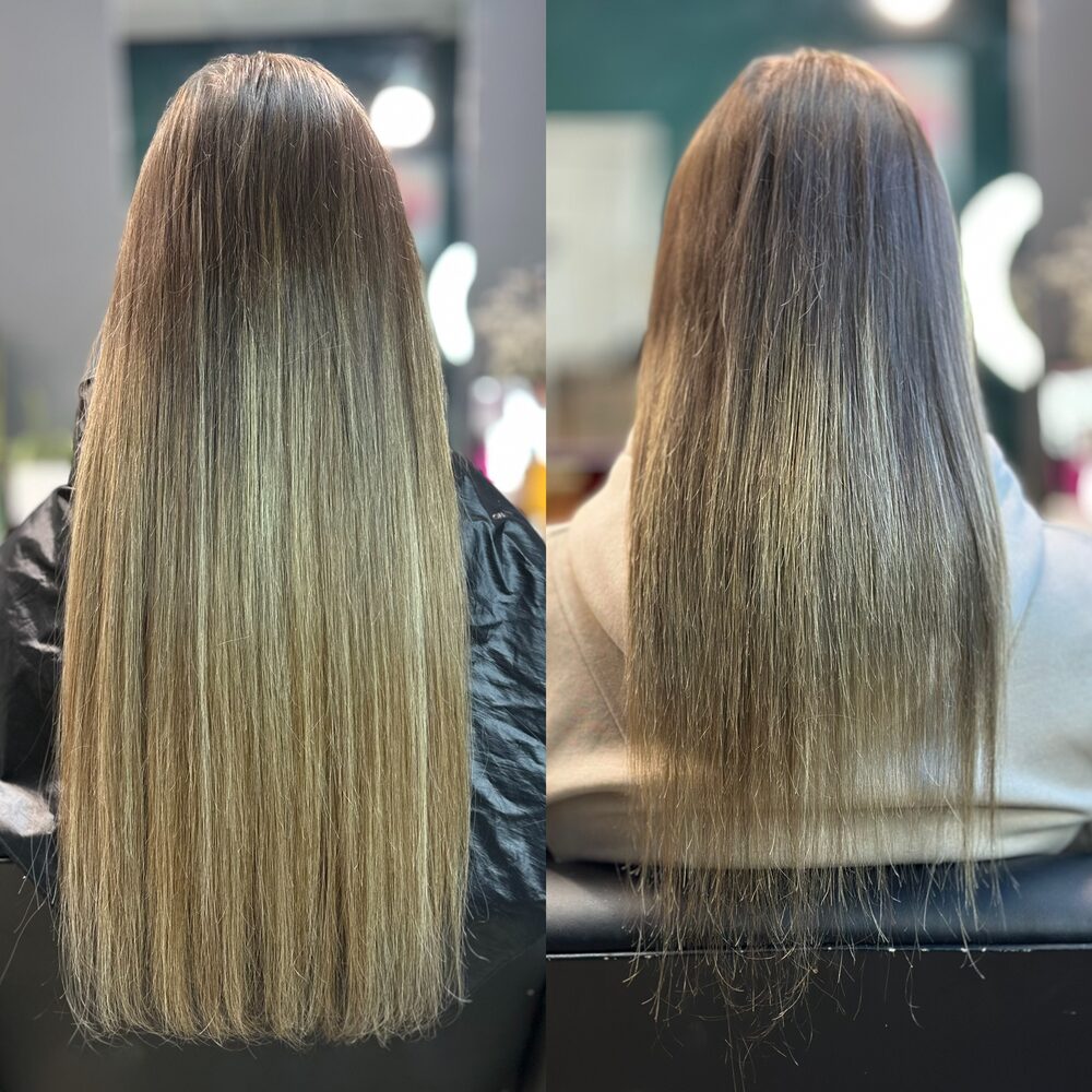 Hair ONFLEEK — наращивание волос, пример работы